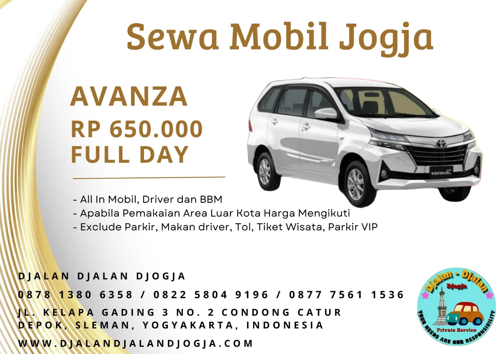 Sewa Mobil - Avanza