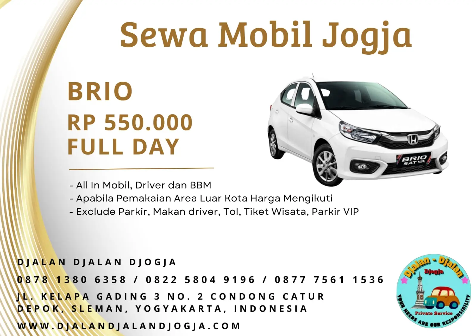 Sewa Mobil - Brio