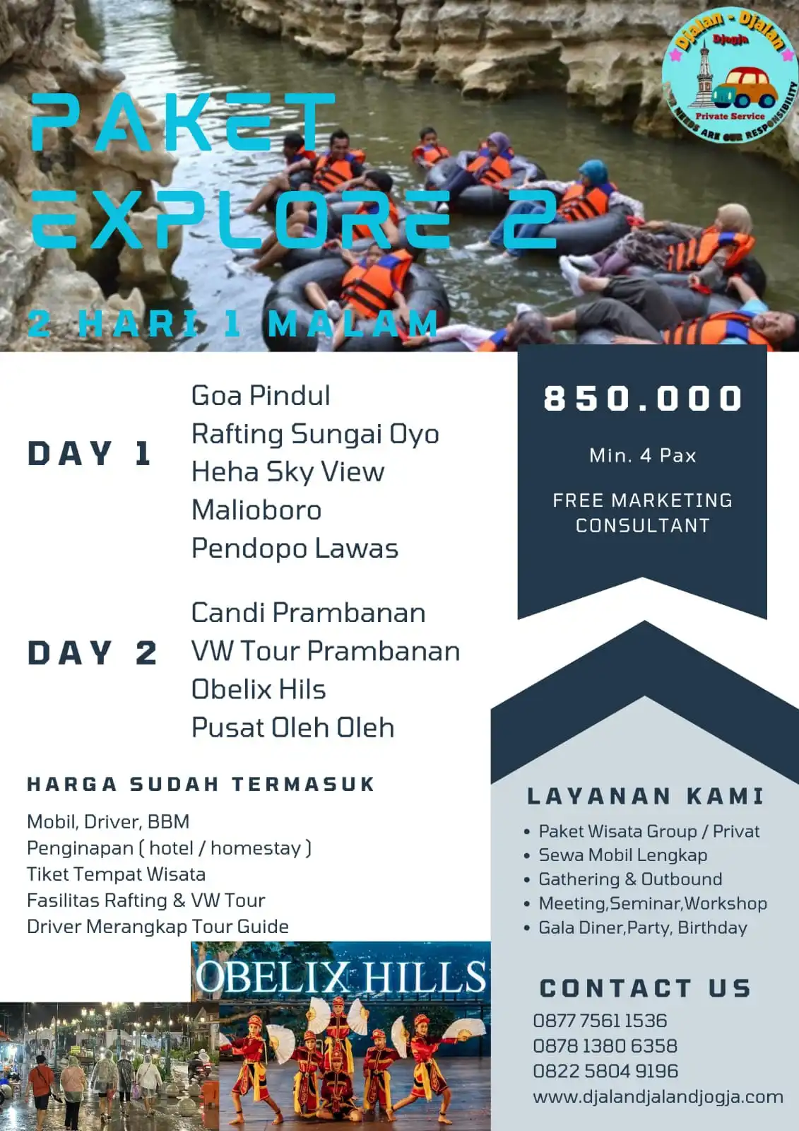 Explore candi yogyakarta